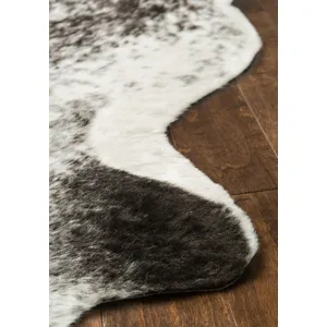 Grand Canyon Ivory / Charcoal Rug (6' 2" X 8')