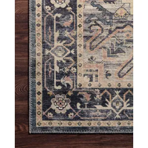 Hathaway Navy / Multi Rug (2' 3" X 3' 9")