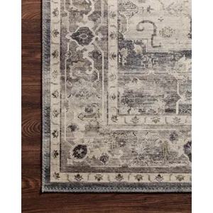 Hathaway Steel / Ivory Rug (5' 0" X 7' 6")