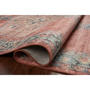 Heidi Spice / Aqua Rug (2' 6" X 7' 6")