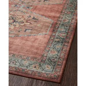 Heidi Spice / Aqua Rug (2' 6" X 7' 6")