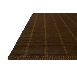 Amber Lewis x Loloi Harlan Espresso / Toffee 4\'-0\" x 6\'-0\" Rug