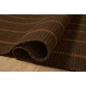Amber Lewis x Loloi Harlan Espresso / Toffee 4\'-0\" x 6\'-0\" Rug