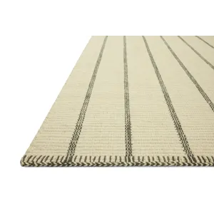Amber Lewis x Loloi Harlan Ivory / Charcoal 2\'-0\" x 3\'-0\" Rug