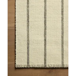 Amber Lewis x Loloi Harlan Ivory / Charcoal 2\'-0\" x 3\'-0\" Rug
