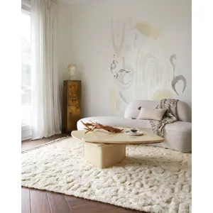 Hygge Oatmeal / Ivory Rug (4' 0" X 6' 0")