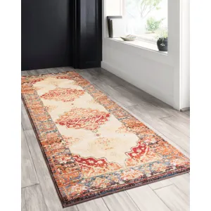 Isadora Ant. Ivory / Sunset Rug (2' 7" X 8' 0")