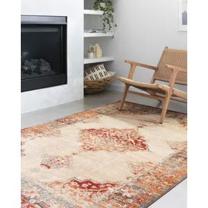 Isadora Ant. Ivory / Sunset Rug (2' 7" X 8' 0")