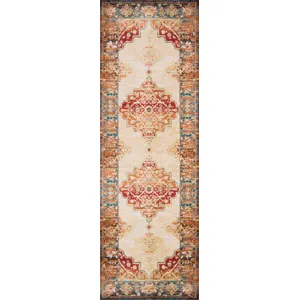 Isadora Ant. Ivory / Sunset Rug (2' 7" X 8' 0")