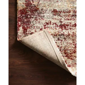 Jasmine Dove / Rust Rug (3' 7" X 5' 7")
