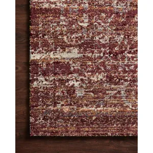 Jasmine Sky / Bordeaux Rug (9' 6" X 13')