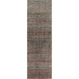 Javari Charcoal / Sunset Rug (2' 6" X 4' 0")