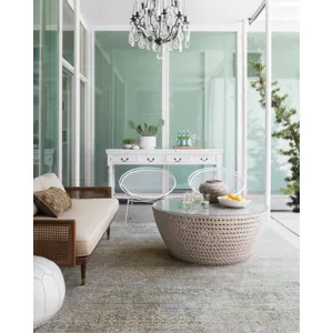 Javari Ivory / Sea Rug (5' 3" X 7' 4")