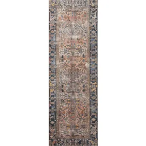 Jules Terracotta / Multi Rug (9' 6" X 14')