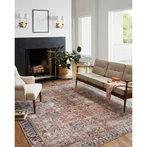 Jules Terracotta / Multi Rug (9' 6" X 14')
