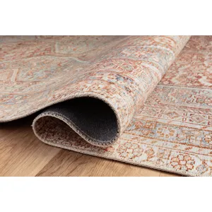 Jules Tangerine / Mist Rug (2' 0" X 5' 0")