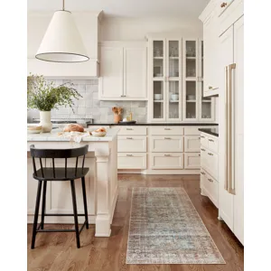 Jules Lagoon / Brick Rug (2' 0" X 5' 0")