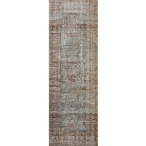 Jules Lagoon / Brick Rug (2' 0" X 5' 0")