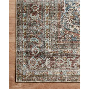 Jules Lagoon / Brick Rug (2' 0" X 5' 0")