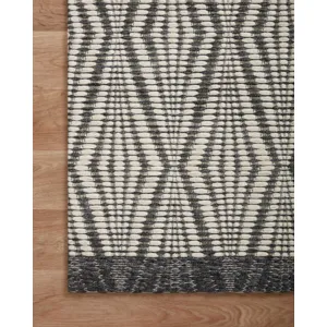 Kenzie Ivory / Charcoal Rug (7' 9" X 9' 9")
