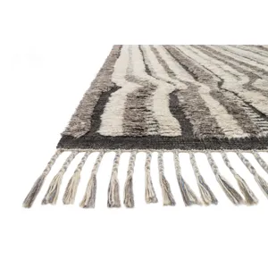Khalid Stone / Charcoal Rug (2' 0" X 3' 0")