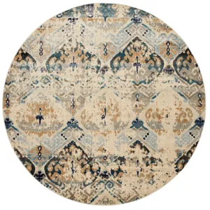 Kivi Sand / Ocean Rug (5' 3" X 5' 3" Round)