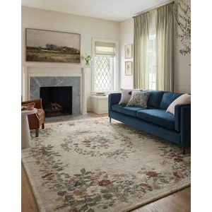 Loloi X Rifle Paper Co. Laurel 6\'-6\" X 9\'-2\" Rug