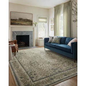 Loloi X Rifle Paper Co. Laurel 3\'-11\" X 5\'-7\" Rug