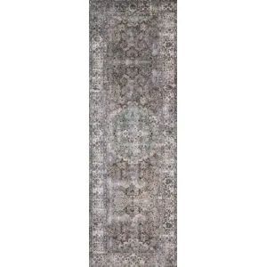 Layla Taupe / Stone Rug (2' 0" X 5' 0")