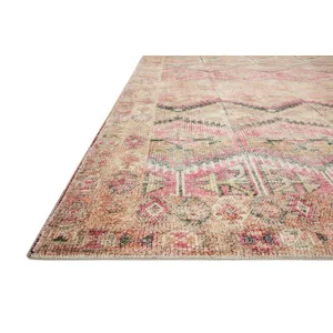 Layla Pink / Lagoon Rug (2' 3" X 3' 9")
