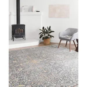 Lucia Charcoal / Multi Rug (7' 9" X 10' 6")