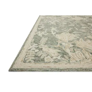 Loloi Lenore Lagoon / Wheat 3\'-6\" x 5\'-6\" Rug