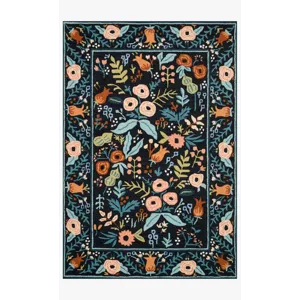 Loloi X Rifle Paper Co. Les Fleurs 5\'-0\" X 7\'-6\" Rug
