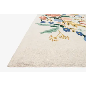 Loloi X Rifle Paper Co. Les Fleurs 7\'-9\" X 9\'-9\" Rug