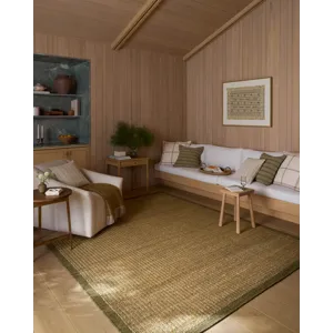 Amber Lewis x Loloi Lilah Natural / Olive 9\'-3\" x 13\' Rug