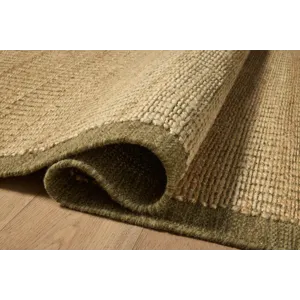 Amber Lewis x Loloi Lilah Natural / Olive 9\'-3\" x 13\' Rug