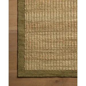 Amber Lewis x Loloi Lilah Natural / Olive 9\'-3\" x 13\' Rug