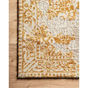 Lindsay Gold / Antique White Rug (2' 3" X 3' 9")
