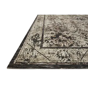 Lindsay Charcoal / Beige Rug (9' 3" X 13')