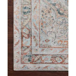 Lenna Ocean / Apricot Rug (3' 6" X 5' 6")