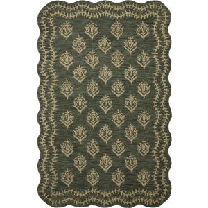 Rifle Paper Co. x Loloi Lisette Forest / Oatmeal Rug