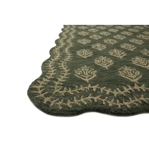 Rifle Paper Co. x Loloi Lisette Forest / Oatmeal Rug