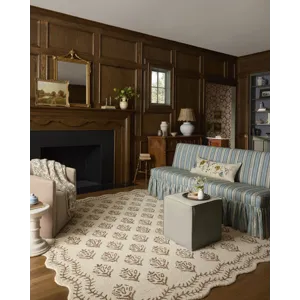 Rifle Paper Co. x Loloi Lisette Ivory / Natural Rug