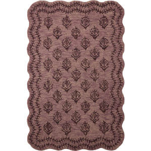 Rifle Paper Co. x Loloi Lisette Plum / Dark Plum Rug