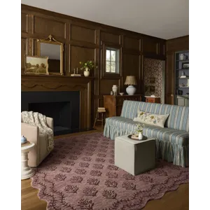 Rifle Paper Co. x Loloi Lisette Plum / Dark Plum Rug