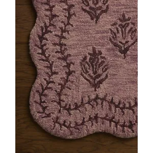 Rifle Paper Co. x Loloi Lisette Plum / Dark Plum Rug