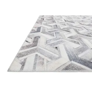 Maddox Silver / Ivory Rug (7' 6" X 9' 6")