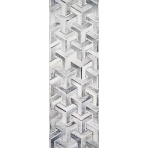 Maddox Silver / Ivory Rug (7' 6" X 9' 6")