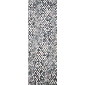 Maddox Ocean / Grey Rug (7' 6" X 9' 6")