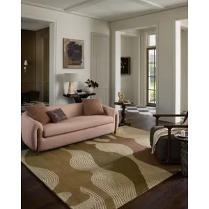 Brigette Romanek x Loloi Madi Linen / Multi 8\'-6\" x 11\'-6\" Rug